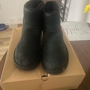 Black Suede Ankle Boots